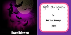 Witchy Night Halloween Gift Certificate