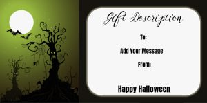 Creepy Tree Halloween Gift Certificate