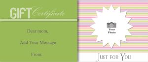 Fresh and Vibrant Mother’s Day Gift Certificate Template