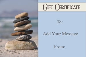 Serenity Spa Gift Certificate Template