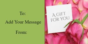 Romantic Rose Petals Gift Certificate